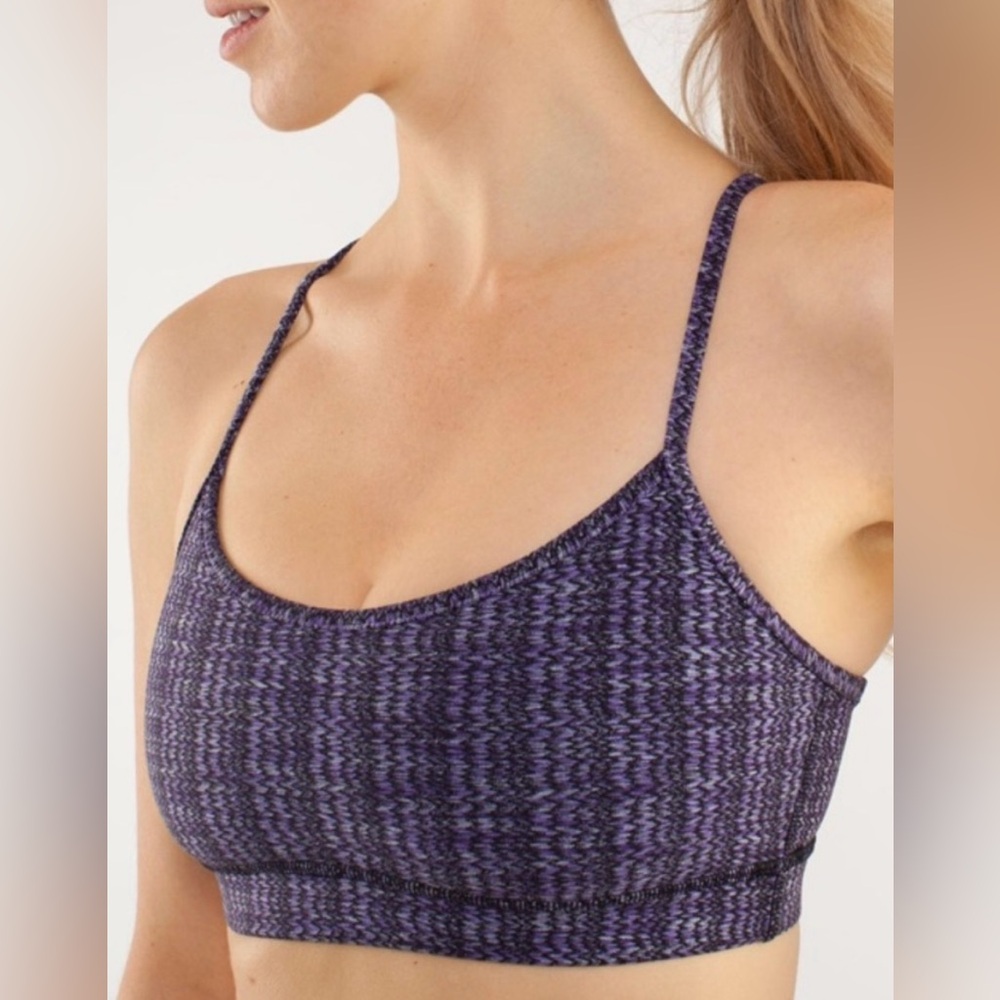 Lululemon Flow Y Bra Ziggy Wee Caspian, Nulu, Light Support